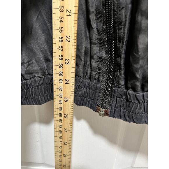 Vintage 80s/90s Robert Stock Silk Jacket Size M Quilted Retro Color Block Bomber - Picture 6 of 11